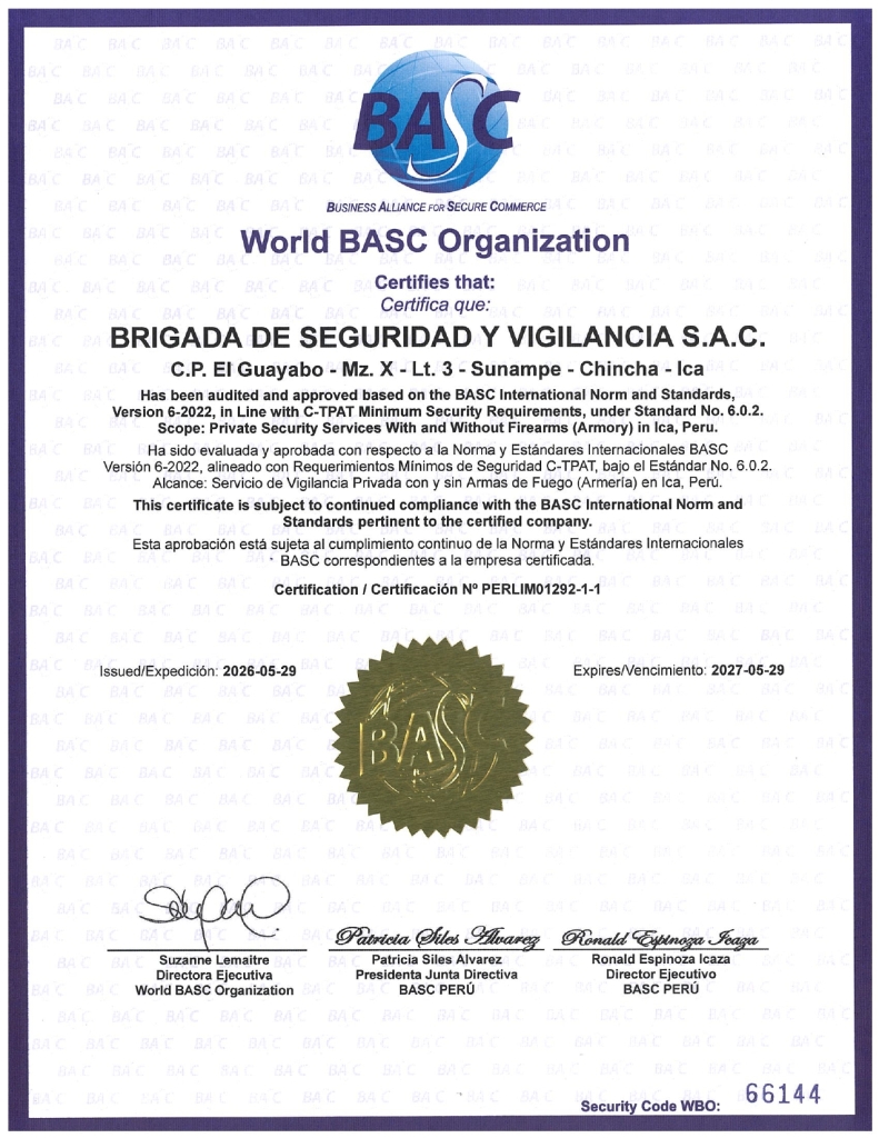 CERTIFICADO BASC - BRIGADA DE SEGURIDAD Y VIGILANCIA S.A.C. - ICA - 01292-1-1_page-0001